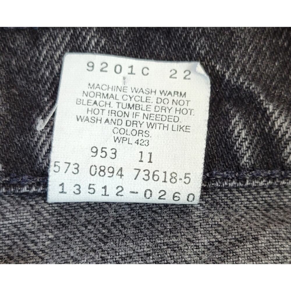 512 90s Levi's Black, tagged size 11 short - Picture 3 of 4
